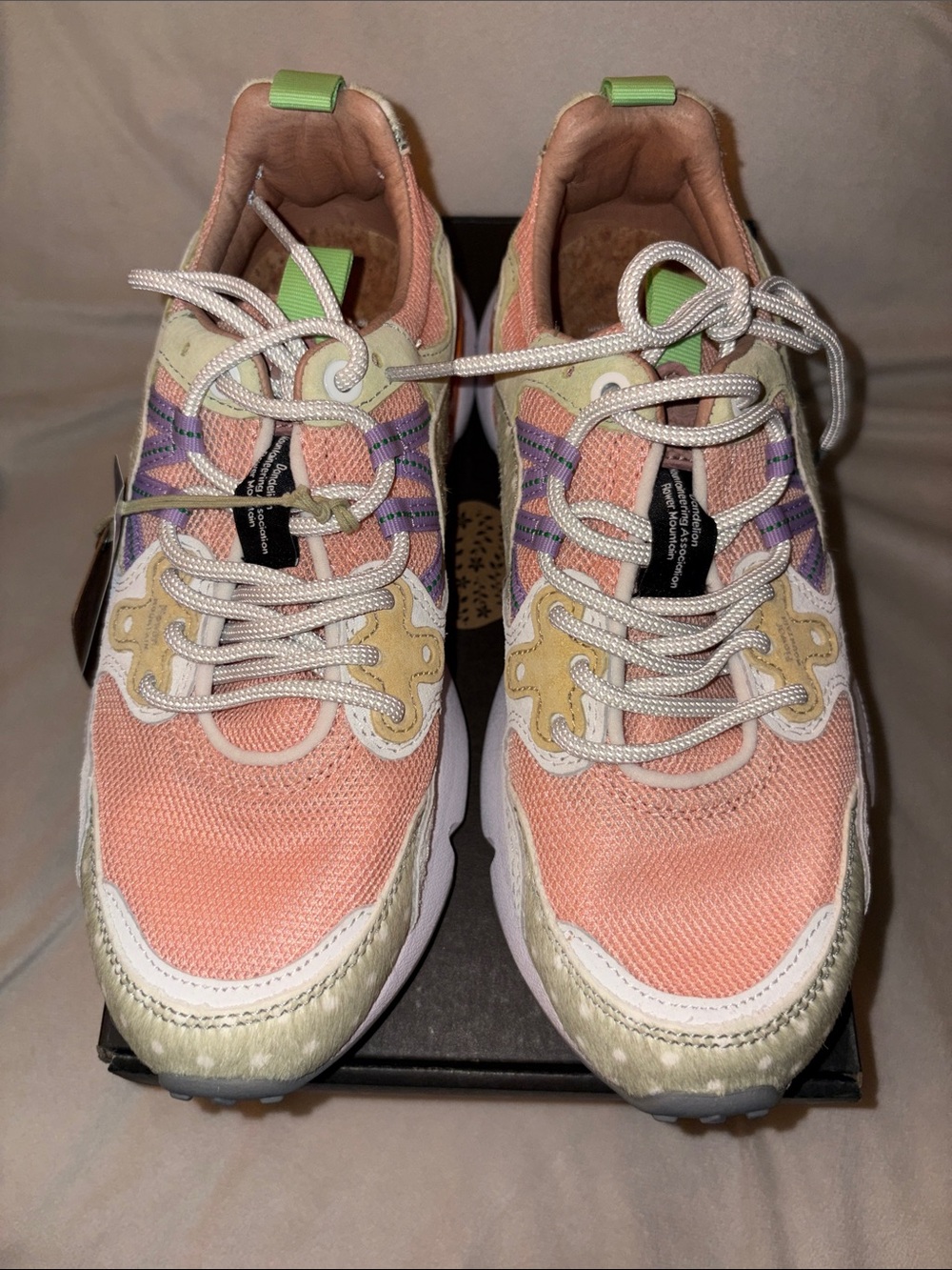 NWT Flower Mountain Yamano 3 Sneaker in LIGHT GREY-WHITE - Picture 7 of 14